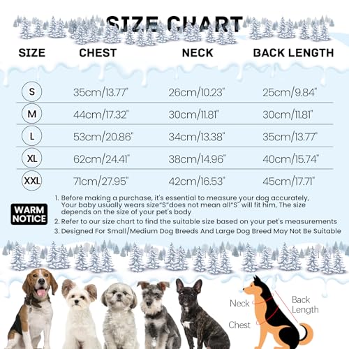 BRKURLEG Black Dog Coat with Harness, Dog Winter Jacket, Dogs Onesie Body Warm Jackets, Small Dogs Winter Coats Reflective Windproof Warm Cold Weather Coats, Pet Waterproof Jacket Hiking S - color: Black, size: Small