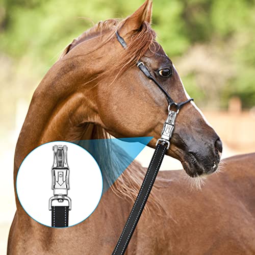 Cross Ties for Horse, Heavy Duty Nylon Trailer Tie - color: Black
