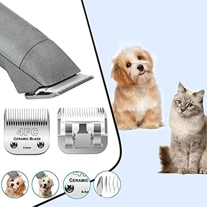 2PC 4FC Blade Detachable Grooming Blades Compatible with Andis Clipper - color: 4fc:3/8''(9.5mm)