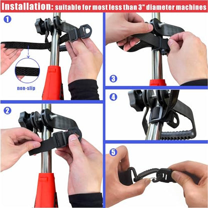 NeJesZoe Trimmer Strap Upgraded for Weed Shoulder Strap Easy Release Brush Cutter Harness Blower Strap Universal Compatible with EGO/Greenworks/DEWALT String Trimmers, Leaf Blower, Shrub Trimmer