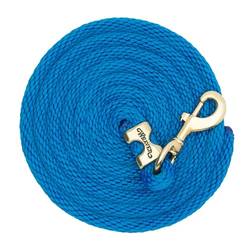 Weaver Leather Poly Lead Rope, Blue, 10'