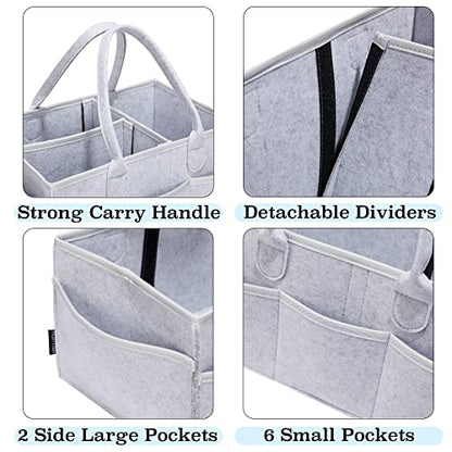 Pet Grooming Tote, Dog Grooming Supplies Organizer, Travel Outdoor (Bag ONLY) (Sliver Grey) - color: Sliver Grey