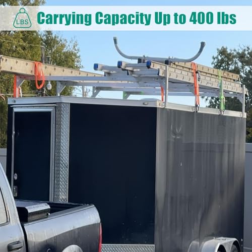 Aluminum Trailer Roof Ladder Rack for Enclosed and Open Trailers