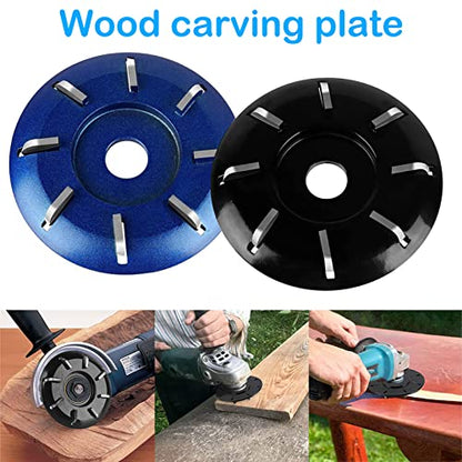 Arinda Goat Hoof Trimmers Tool - Professional Electric Hoof Trimming Disc, Metal Wood Carving Tools for Angle Grinder Attchments, Horses Cow Foot Repair (Blue 8 Teeth) - color: Blue 8 Teeth