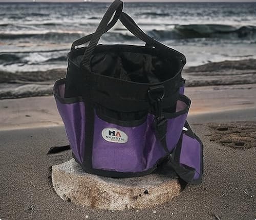Majestic Ally horse Grooming Organizer Tote Bag - color: Purple