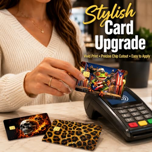 4PCS Mysterious Theme Credit Card Skin,Debit Cards Cover Personalized Decal - color: Mysterious Theme