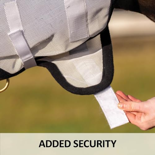 Schneiders Dura-Mesh Designer Fly Horse Masks | Fun Patterns & 70% UV Protection | Durable 1000D Mesh with Ear Coverage & Fleece Comfort - color: Pink, style: Granny