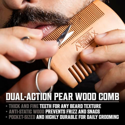 Viking Revolution Ultimate Beard Kit - Classic, 5 Pcs with Metal Box - size: 5 Piece Set