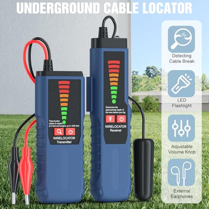 F04 Underground Cable Locator, Breakpoint Locator Tracker - color: Blue