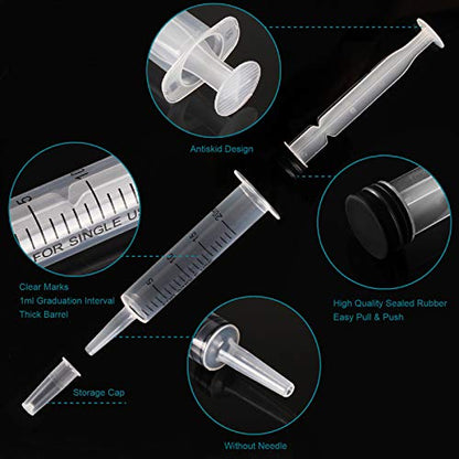 20ml Plastic Oral Syringe Without Needle for Liquid Lab Medicine Dropper | 10Pack 20 ml / 20 cc, Individually Packaged Ideal for Beverage Dispensing, Thick Liquids Irrigation, Food and Water Feeding