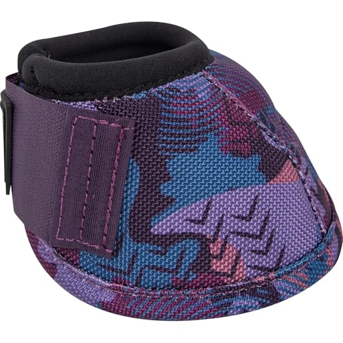 Classic Equine Dyno Turn Bell Boots - color: Purple Camo, size: Small