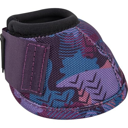 Classic Equine Dyno Turn Bell Boots - color: Purple Camo, size: Small
