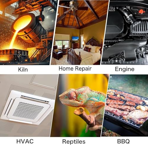 58°F to 1796°F Infrared Thermometer Gun,Professional 50:1 - color: Orange/-58°F to 1796°F