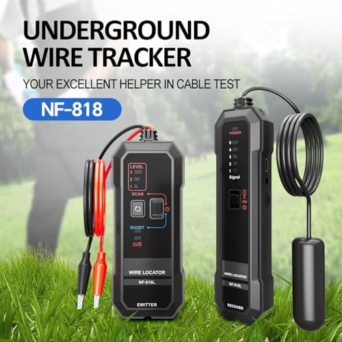 NOYAFA Underground Wire Locator, Underground Cable Locator for Pet Fence