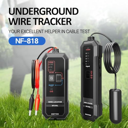 NOYAFA Underground Wire Locator, Underground Cable Locator for Pet Fence