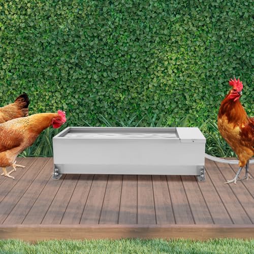 Automatic Livestock Water Tank, Large Capacity Self Filling Dog Waterer Tank, Animal Drinking Water Bowl with Float Valve, Suitable for Farms Home