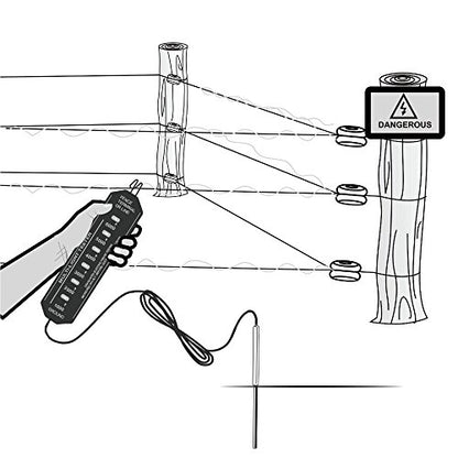 Multi Light Electric Fence Voltage Tester for Horse and Livestock Fencing