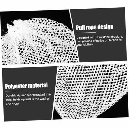 Mesh Drawstring Laundry Storage Bags