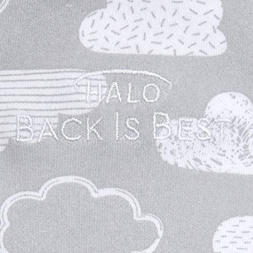 HALO 100% Cotton Sleepsack Swaddle, 3-Way Adjustable Wearable Blanket, TOG 1.5, Clouds, Small, 3-6 Months - color: Clouds, size: Small (Pack of 1)