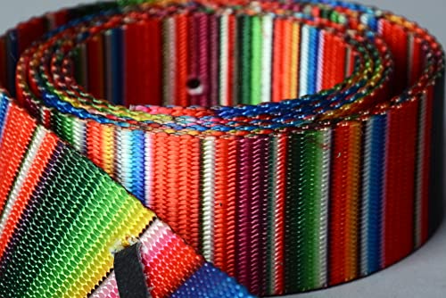 HILASON Fashion Prints 6 Feet Nylon Tie Strap | Horse Cinch Western Saddle Durable Adjustable - color: Serape