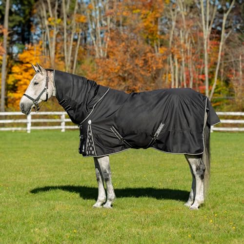 Equinavia Norse Turnout Neck Cover 200g - Black - S - color: Black, size: Small