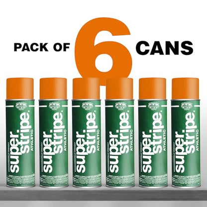 Fox Valley Athletic Field Striping Paint 18 oz Pack of 6, Orange - color: Athletic Hot Orange