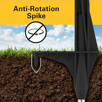Zareba Step-In Electric Fence Posts, 4 ft, 50 Pack, Black - style: 50 Black Posts