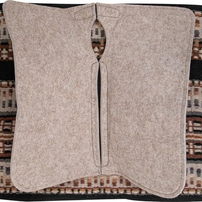 Classic Equine ESP Contour Blanket Top Pad, 3/4-inch, Black-Steel Gray, 34 x 38