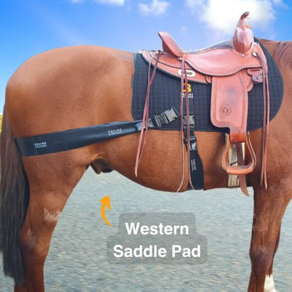 Core Conditioning Saddle Pad & Band System for Horses - style: Western