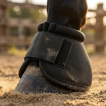 Horse Bell Boots Pair, Anti-Turn Hoof Protector