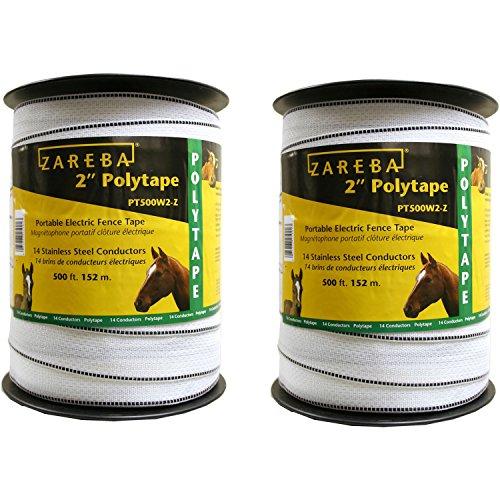 Zareba Systems 2" Poly Tape (2 Pack), 500' - size: 2 Pack