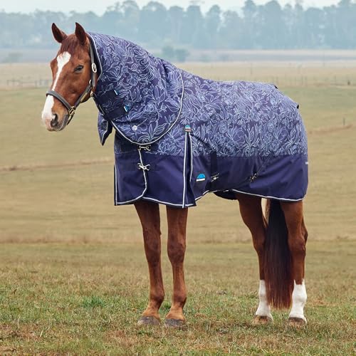 WeatherBeeta ComFiTec Limited Edition Turnout Detach-A-Neck 220g, Floral Print, 84" - size: 84"
