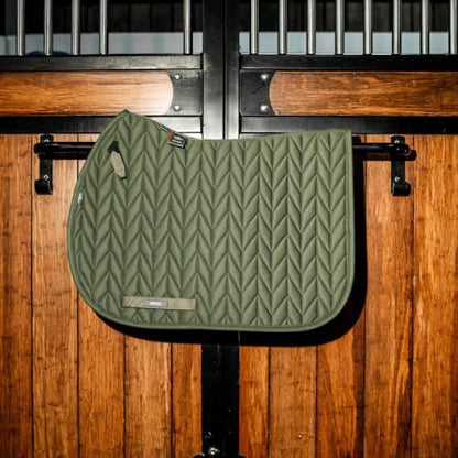 Horseware Ireland Amigo Bramble Green English Jumping Saddle Pad