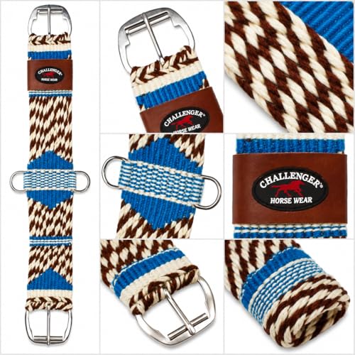 Horse Western 13 Strand Double Weave Two-Tone Mohair Straight Cinch 97RT14 - size: 26"
