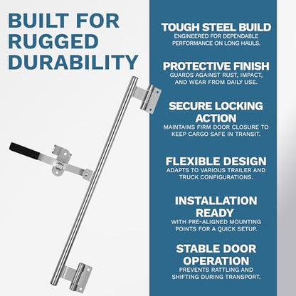ProCamp 55" Cam Bar Lock | Enclosed Trailer & RV Swing Door Latch - size: 55"