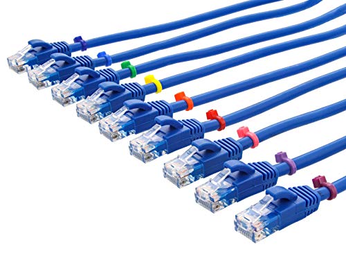 Secure 4 Inch Blue 18 lb Miniature Nylon Cable Tie - 100 Pack - color: Blue, size: 4 Inch