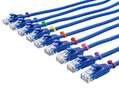 Secure 4 Inch Blue 18 lb Miniature Nylon Cable Tie - 100 Pack - color: Blue, size: 4 Inch