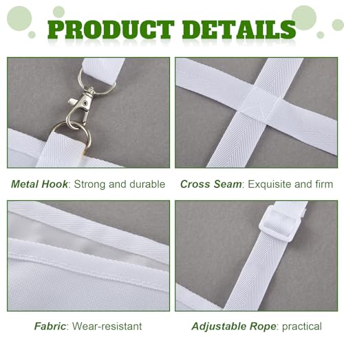 Tessco for you 1 Pcs Box Fan Holders for Horse Stall, Nylon Bag,White - color: White