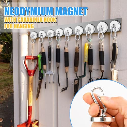 Magnetic Hooks Heavy Duty 150Lbs, 4 Pack Super Strong Magnetic Hooks - style: 150lb-4P
