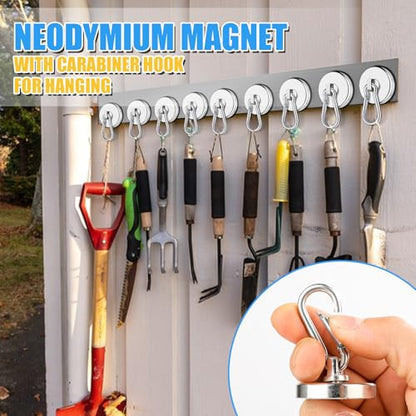 Magnetic Hooks Heavy Duty 150Lbs, 4 Pack Super Strong Magnetic Hooks - style: 150lb-4P