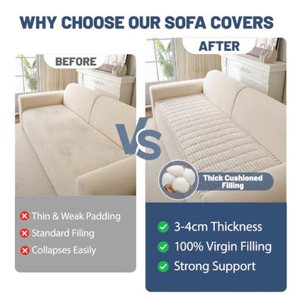 Waterproof Couch Cover for Dogs Washable (White, 27.6" x 59") - color: Waterproof White, size: 27.6"x 59.06"