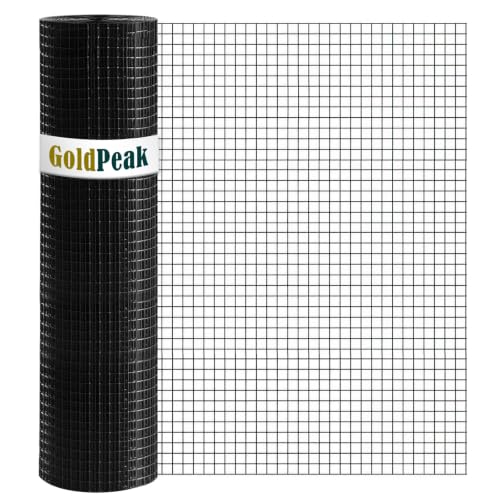 GoldPeak Black Hardware Cloth 1/2 inch 36'' x 100' 19 Gauge - size: 1/2 inch 36''x100'