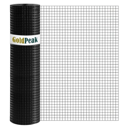 GoldPeak Black Hardware Cloth 1/2 inch 36'' x 100' 19 Gauge - size: 1/2 inch 36''x100'