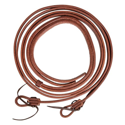 Billy Royal Extra Heavy Oiled Hermann | Leather Split Reins for Horses | Weighted & Supple | Quality Craftsmanship for Direct Contact & Minimal Swing