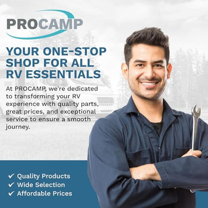 ProCamp RV Window 18x24 | Vertical Slider, Screen & Trim Ring