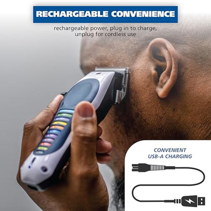 Wahl Lithium-Ion Color Pro Cordless Hair Clipper & Trimmer Haircutting Kit