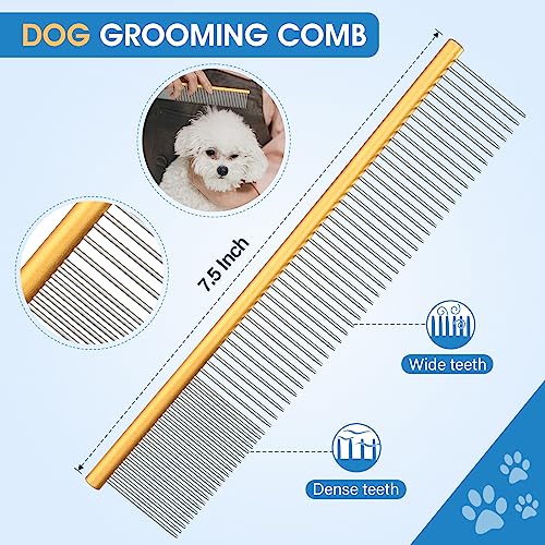 JASON Dog Grooming Scissors Kit - Professional 6 in 1 Shears 7.5" Rosegold - color: Rosegold, size: 7.51