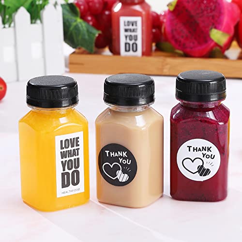 Fhxtcygj 30 Pack 5oz Empty Plastic Juice Bottles with Leak-Proof Caps Lids - color: 30pcs 5oz