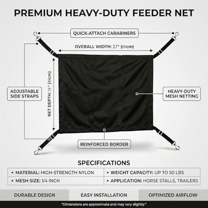 Stall Guards for Horses, Horse Stall Guard with Adjustable Strap for Stable