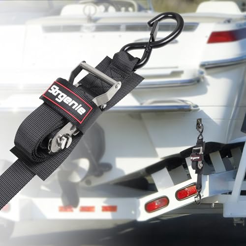 Boat Trailer Straps Stainless Steel 1.5IN 4FT Transom Straps - size: 1.5" x 4'-Stainless steel